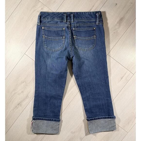 GAP Low Rise Cropped Stretch Denim Capri Women Jeans Size 2 - Picture 2 of 16